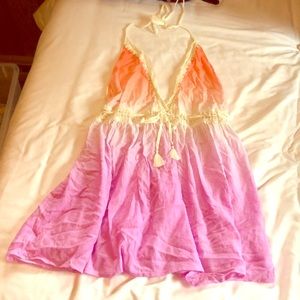 Boho Sun dress/ bathing suit cover up